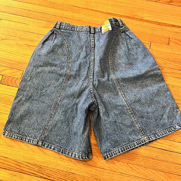 Vintage Y2k 90s Joey Fresco Denim Jean Shorts Womens 32 (meas 28) High Rise - Picture 3 of 11